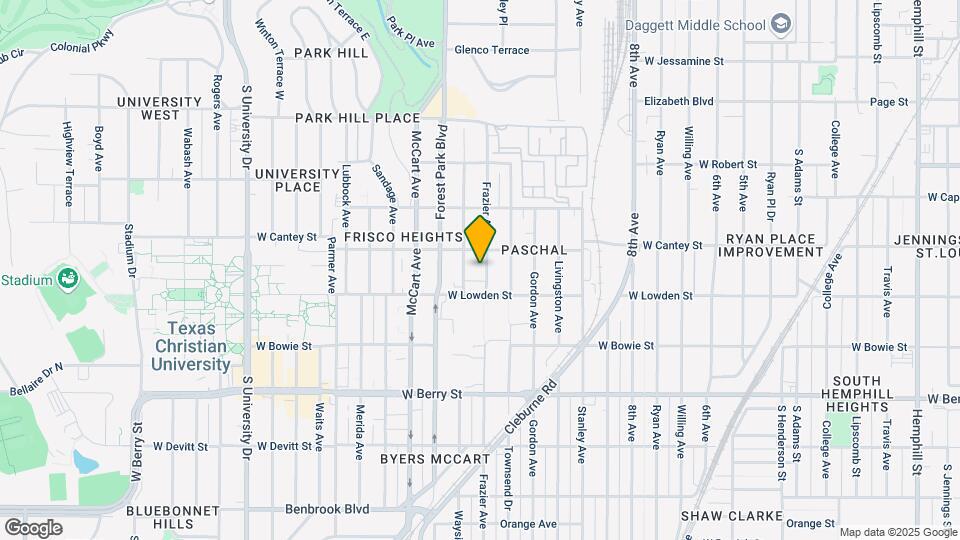 2818 Frazier Ave Map and Location Details