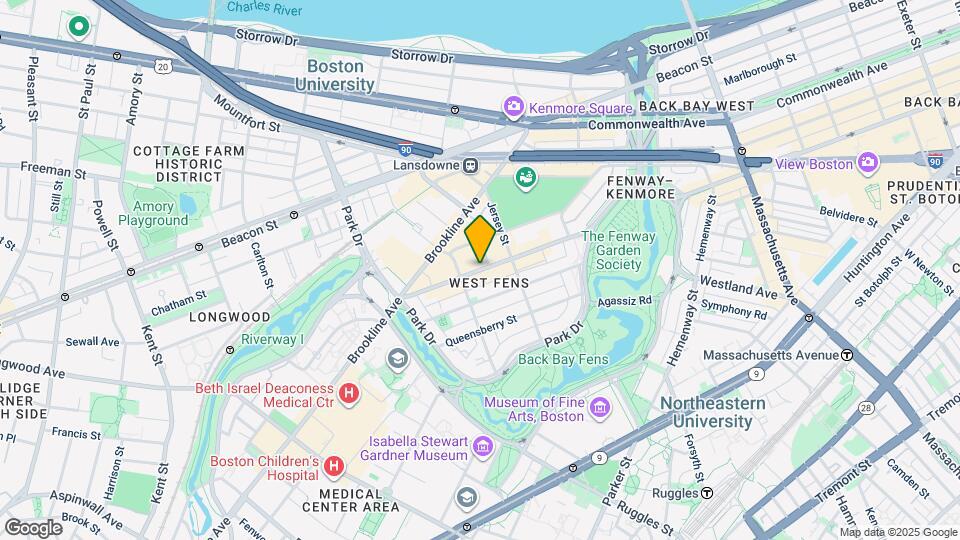1335 Boylston St Map and Location Details