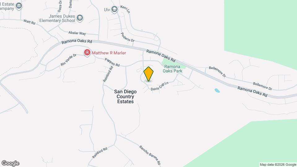15717 Davis Cup Ln Map and Location Details