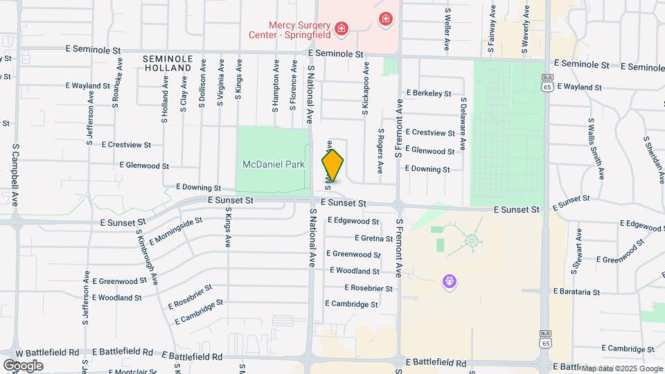 2546 S McCann Ave Map and Location Details