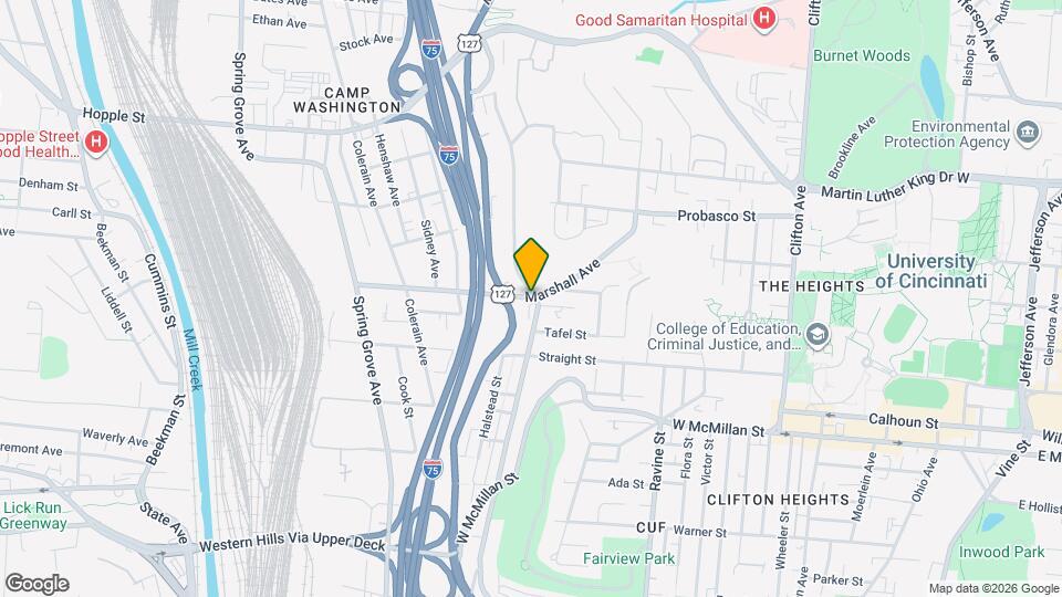 1001 Marshall Ave, Unit FL1-ID1261717P Map and Location Details