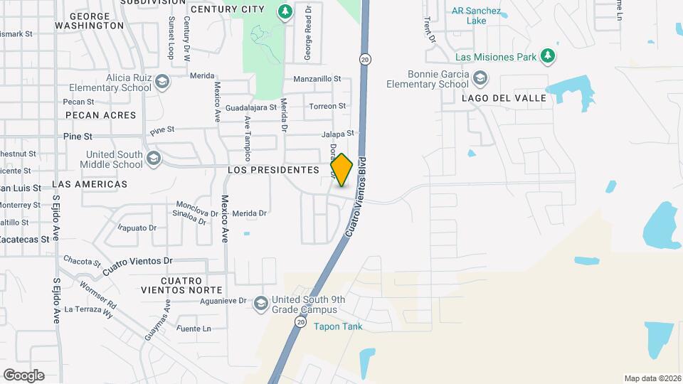 2122 Mallorca Dr Map and Location Details