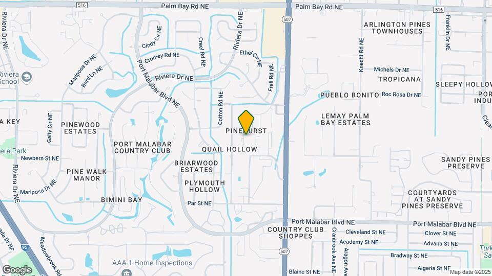 3624 Tree Ridge Ln NE Map and Location Details