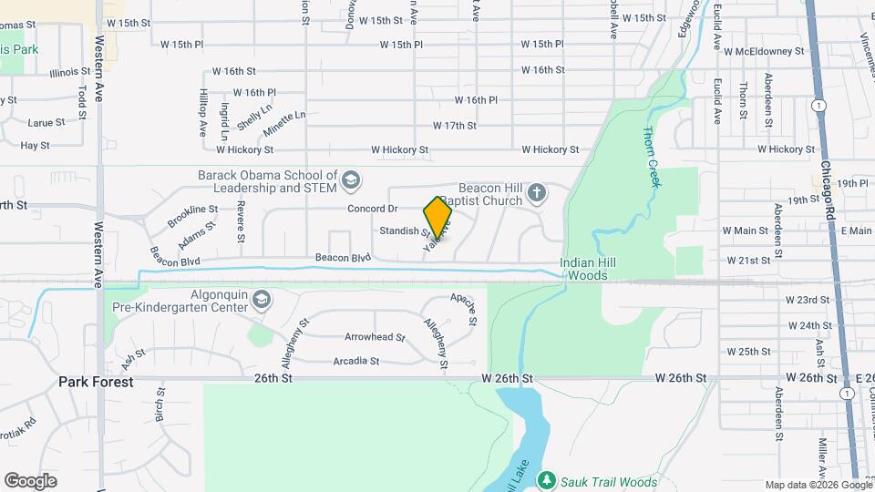 1947 Yale Ave Map and Location Details