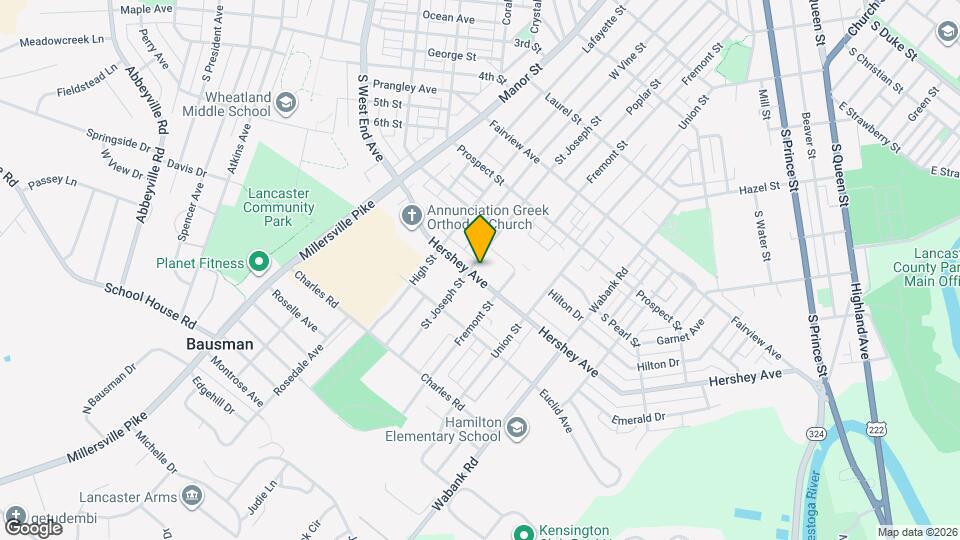 1058 St Joseph St Map and Location Details