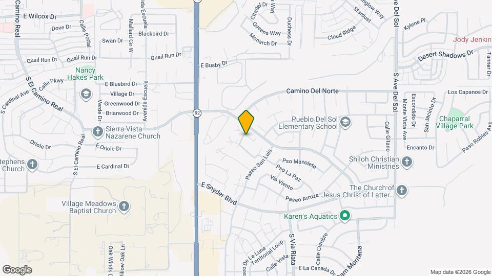 4404 Plaza Vista Map and Location Details