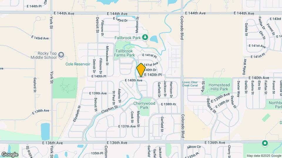 3475 E 140th Ave Map and Location Details