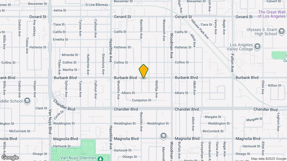13860 Burbank Blvd Mapa y Detalles de la Ubicación