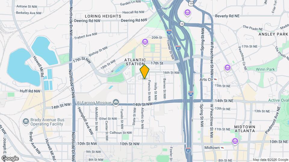 1253 Atlantic Dr NW Map and Location Details