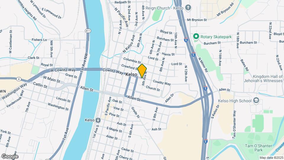 506 Cowlitz Way Map and Location Details
