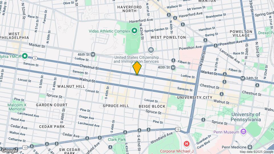 4240 Chestnut St Map and Location Details