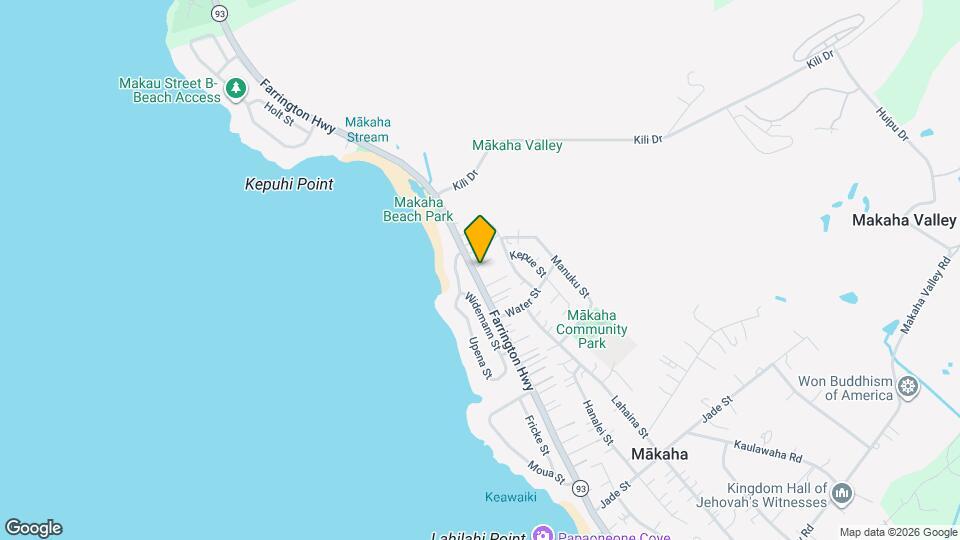 84-544-700 Farrington Hwy Mapa y Detalles de la Ubicación