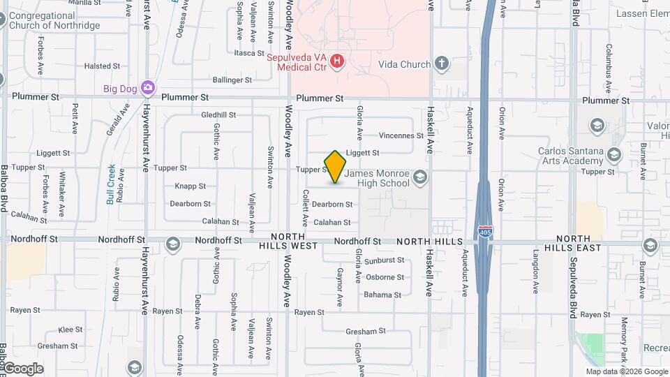 16042 Knapp St Mapa y Detalles de la Ubicación