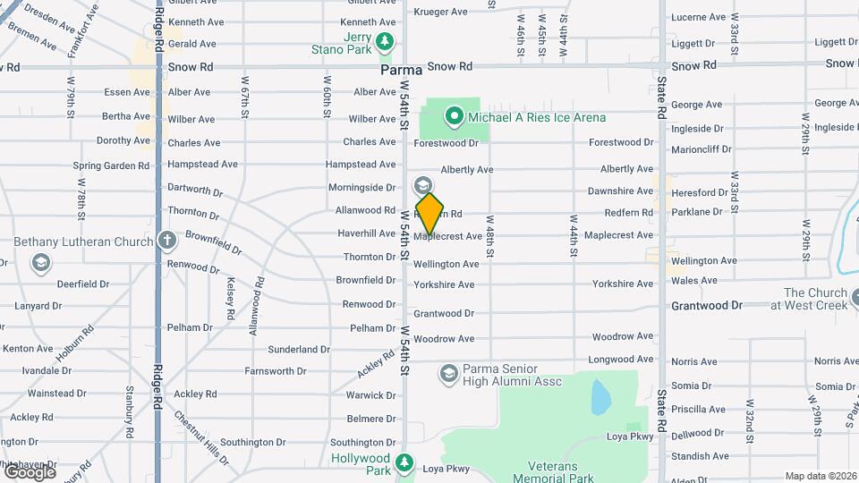 5203 Maplecrest Ave Map and Location Details