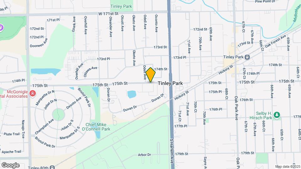 17504 Sandalwood Dr Map and Location Details