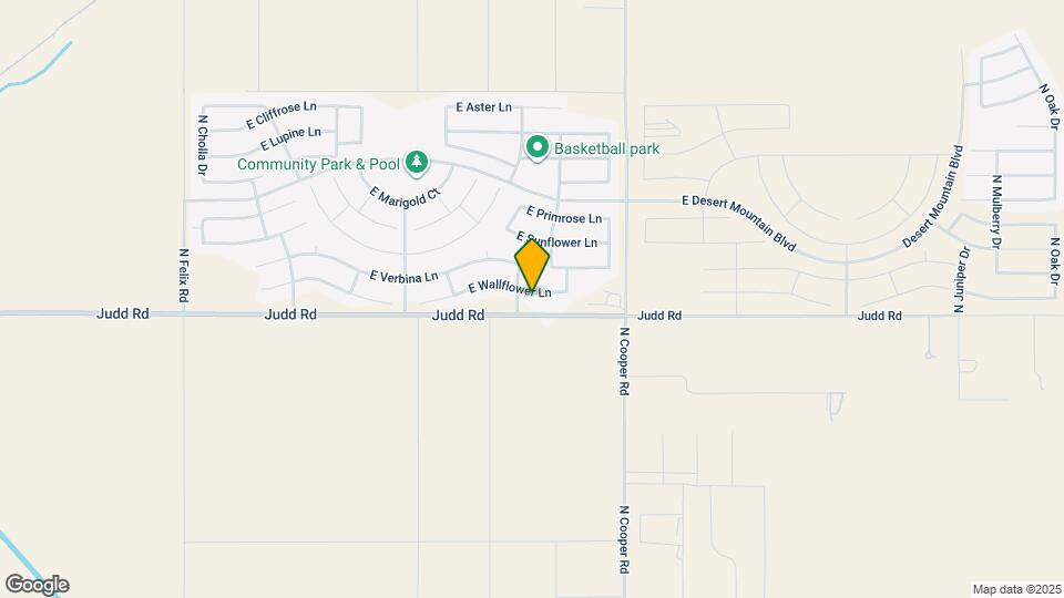 11427 E Wallflower Ln Map and Location Details
