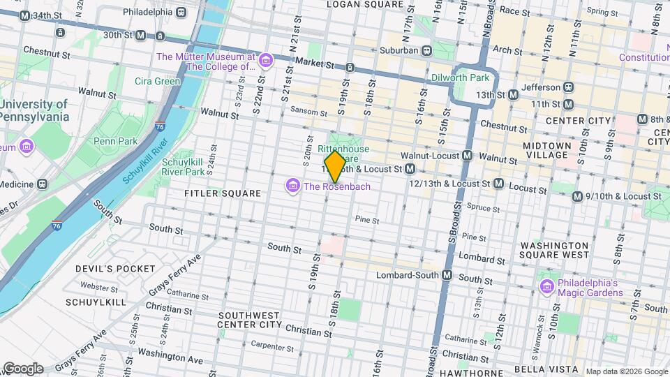 1826 Spruce St Map and Location Details