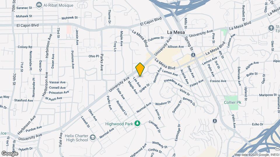 7843 Quince St Map and Location Details