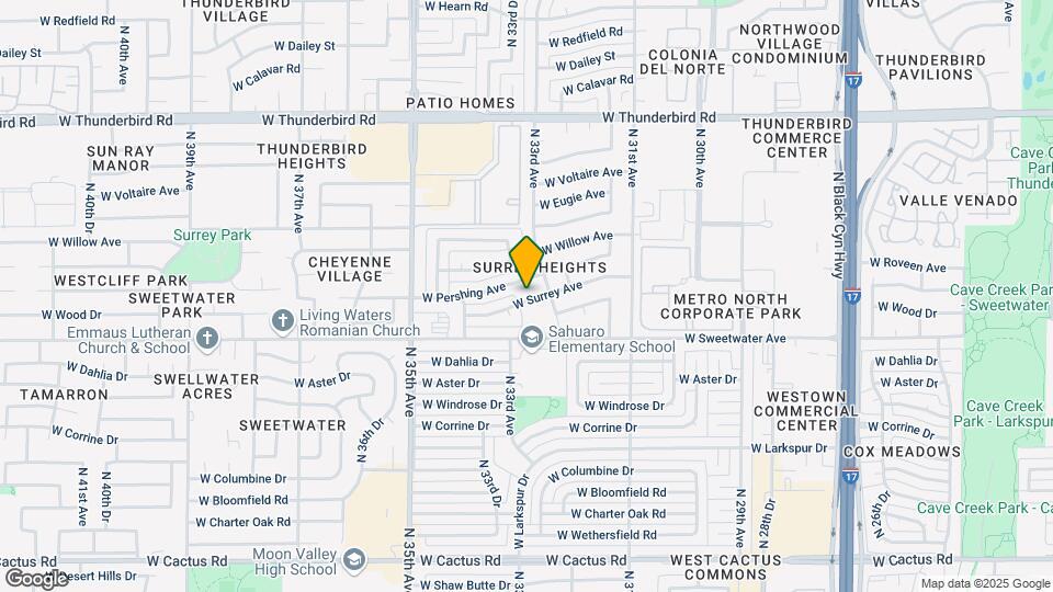 3320 W Surrey Ave Map and Location Details