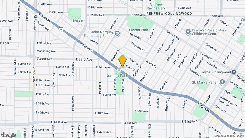 2689 Kingsway Map and Location Details