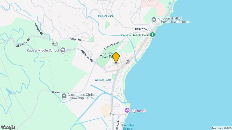 Kapaa Town Lofts Mapa y Detalles de la Ubicación