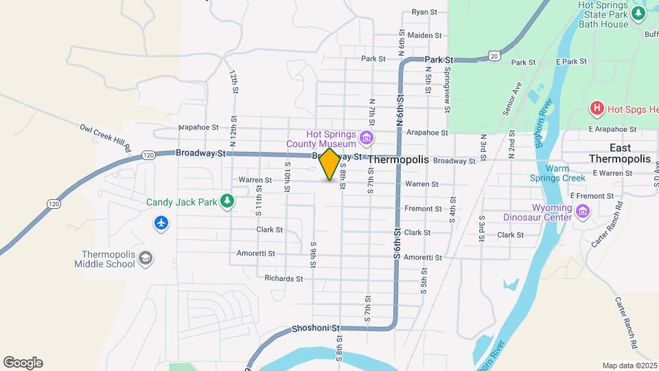 823 Warren St Map and Location Details