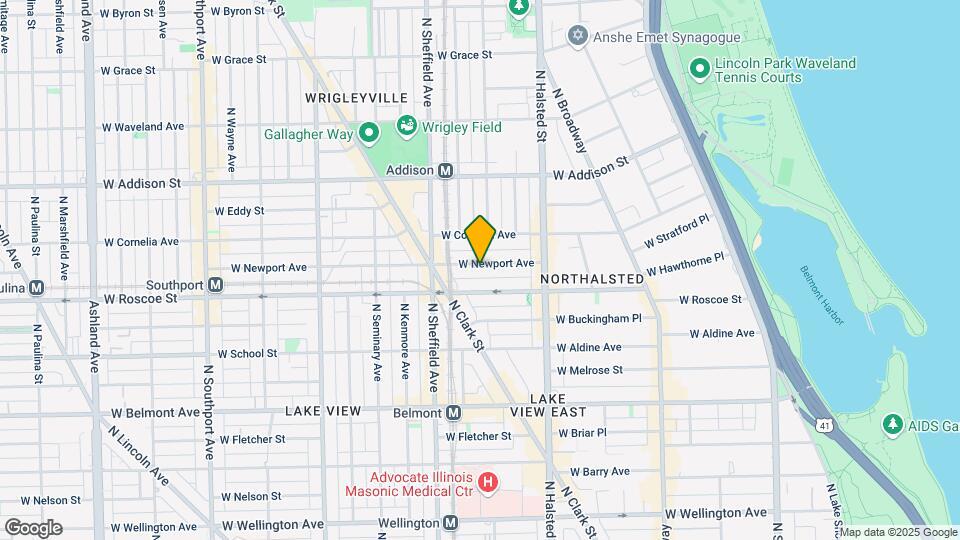 905 W Newport Ave, Unit 2 Mapa y Detalles de la Ubicación