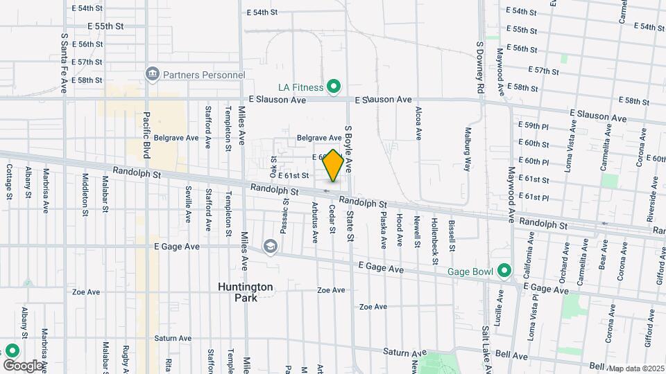 3063 Randolph St Map and Location Details
