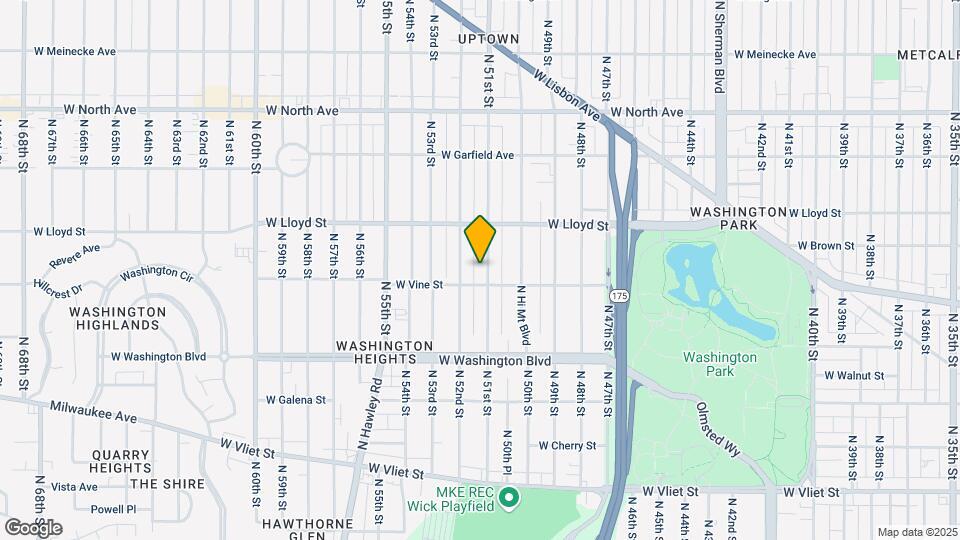 1917 N 51st St Map and Location Details