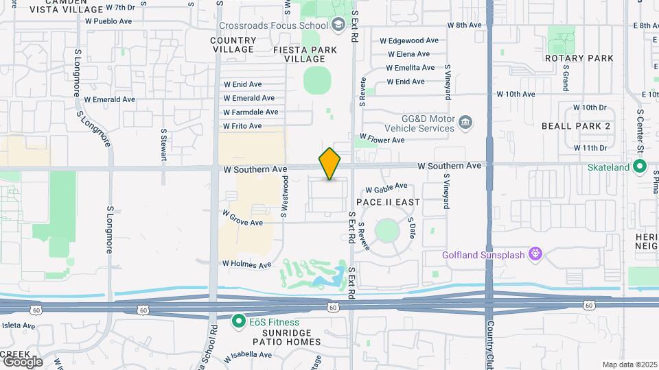 855 W Southern Ave, Unit 2 Map and Location Details
