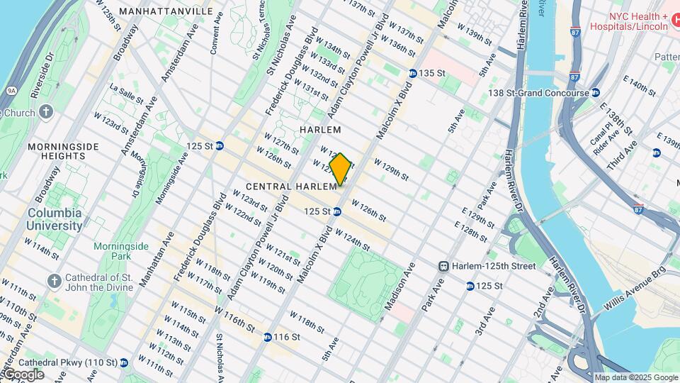 321 Lenox Ave Mapa y Detalles de la Ubicación