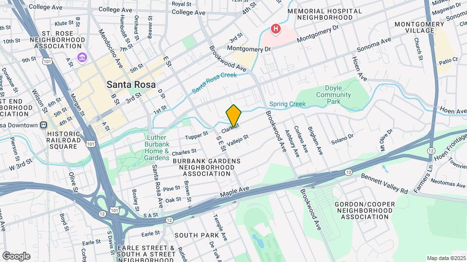 934 Clark St Mapa y Detalles de la Ubicación