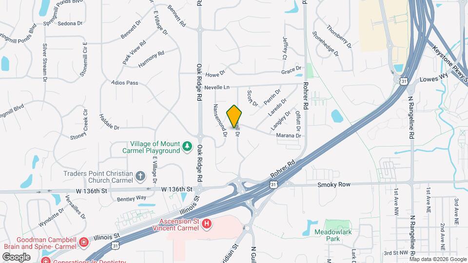 13738 Roswell Dr Map and Location Details