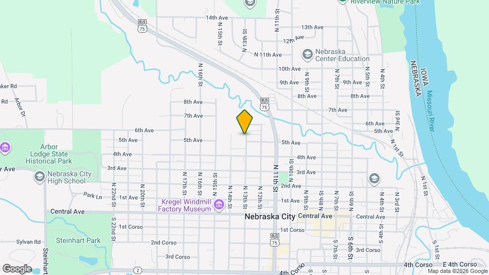 605 N 13th St Map and Location Details