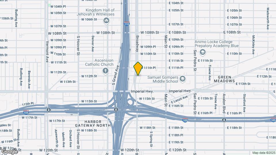 11210 S Broadway Map and Location Details