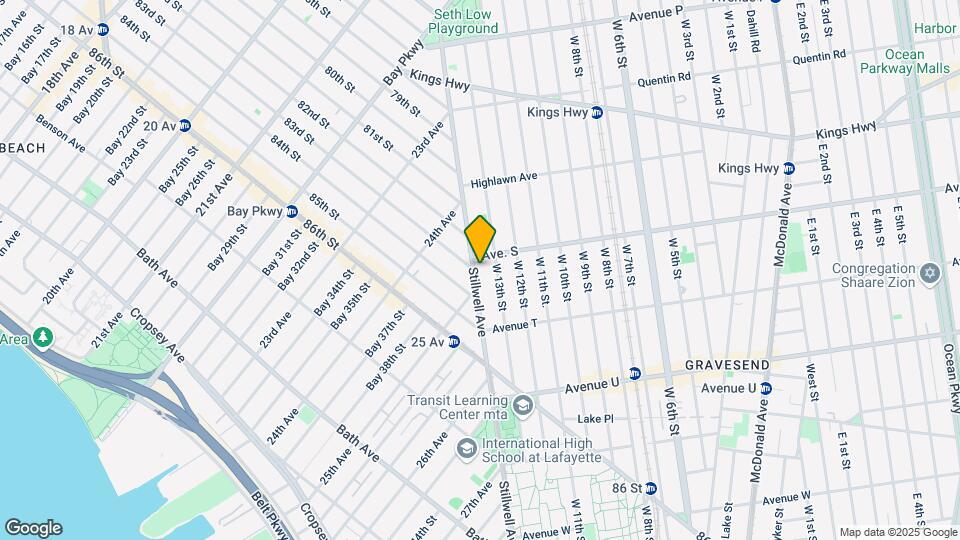 1913 Stillwell Ave Map and Location Details