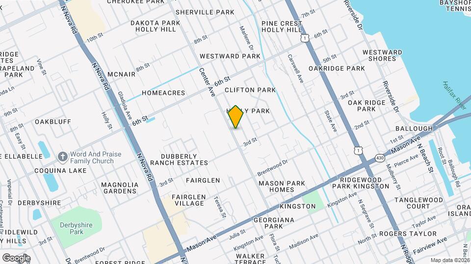 313 Center Ave Map and Location Details