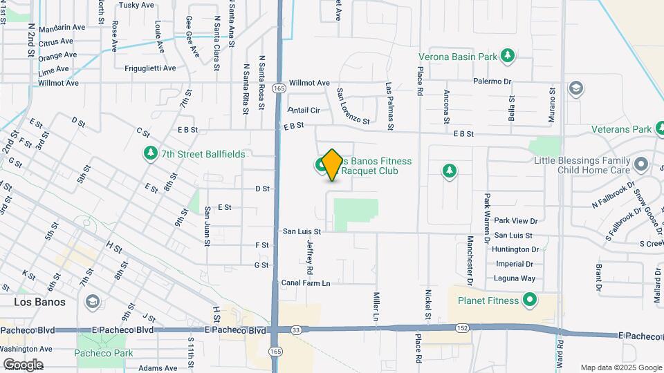 1540 Racquet Club Dr Map and Location Details