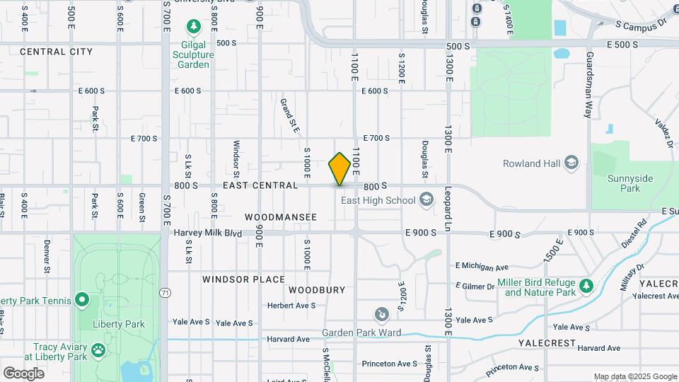 801 S McClelland St Map and Location Details