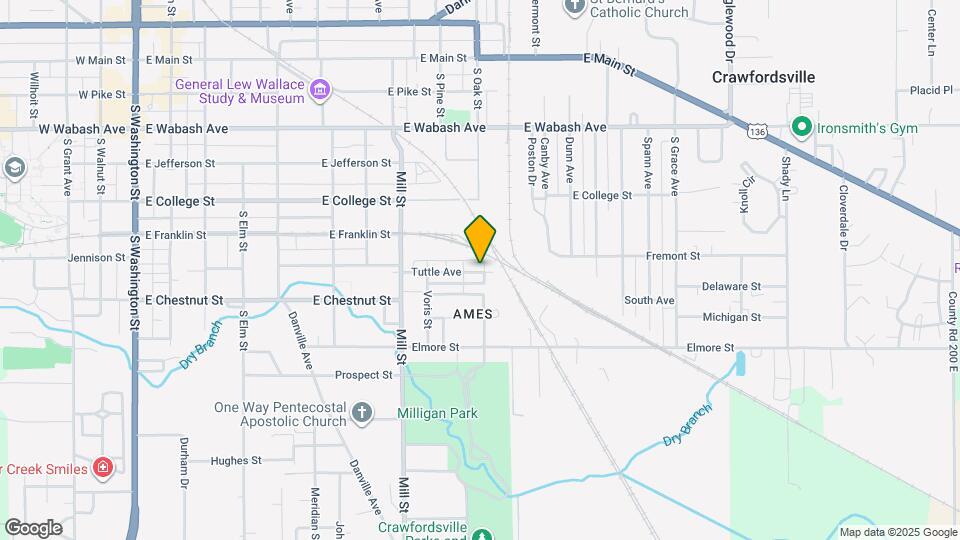 1108 Tuttle Ave Map and Location Details