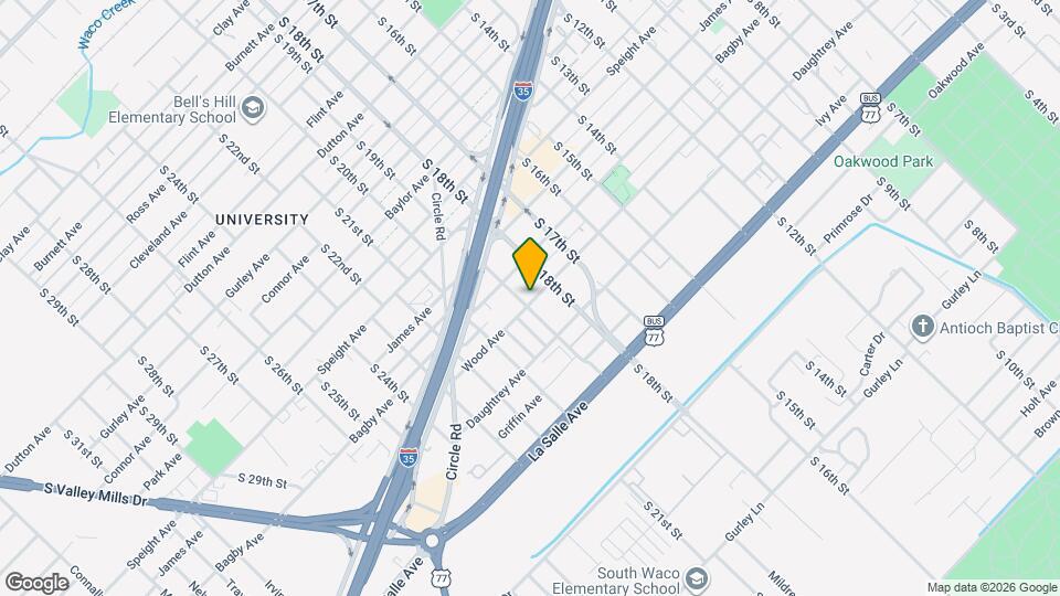 1827 Wood Ave Map and Location Details