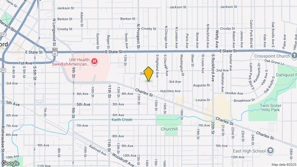 402 S Gardiner Ave Map and Location Details