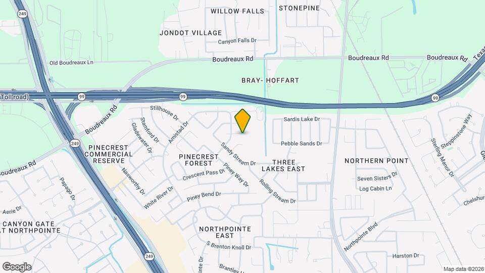 19718 Gable Woods Dr Map and Location Details