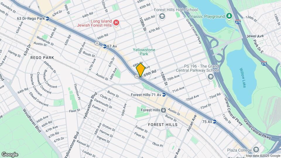 10460 Queens Blvd Map and Location Details