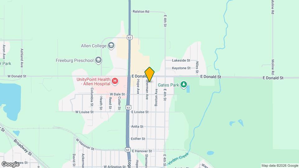 736 Sherman Ave Map and Location Details