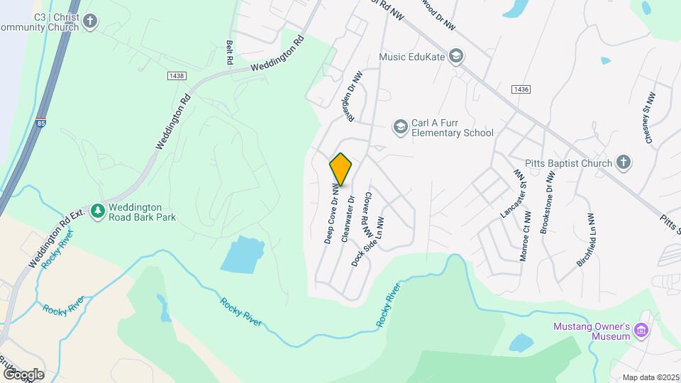 2909 Deep Cove Dr NW Map and Location Details