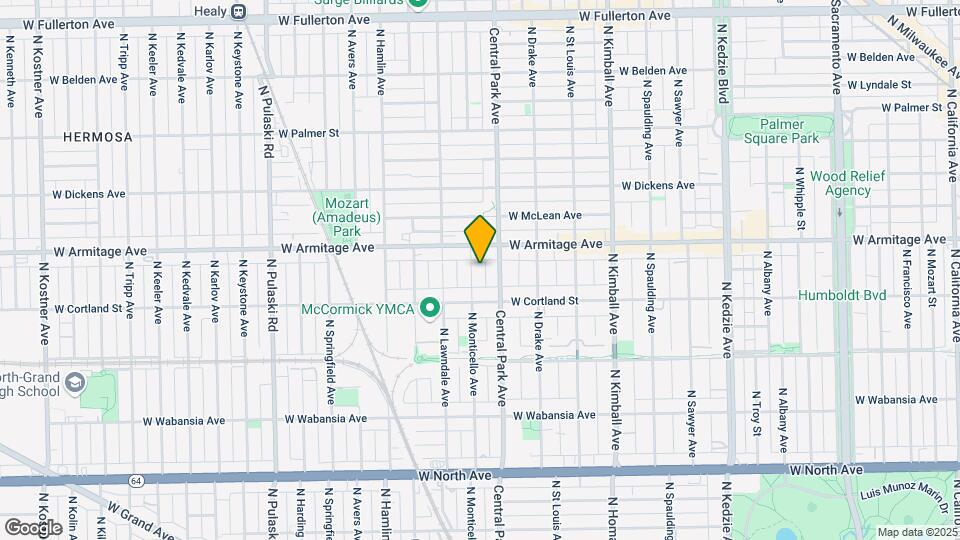 1937 N Monticello Ave Map and Location Details
