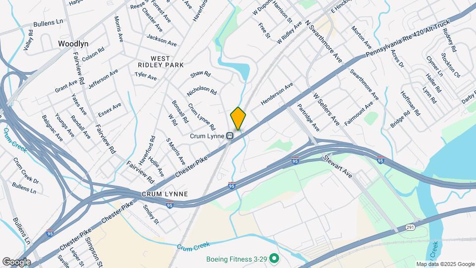 405 W Chester Pike Map and Location Details
