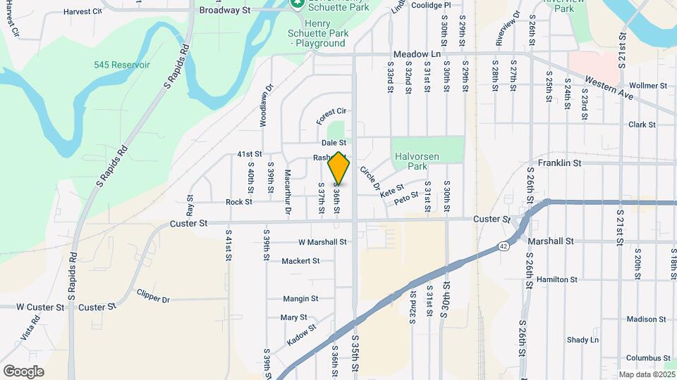 933 S 36th St, Unit 933 S 36th St Map and Location Details