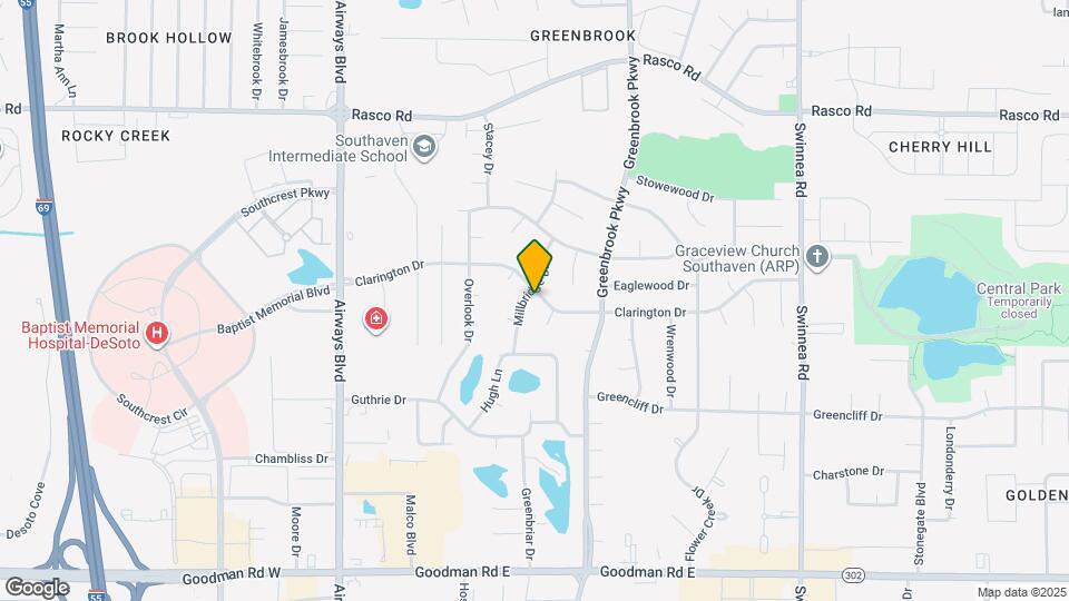 7592 Millbridge Dr Map and Location Details